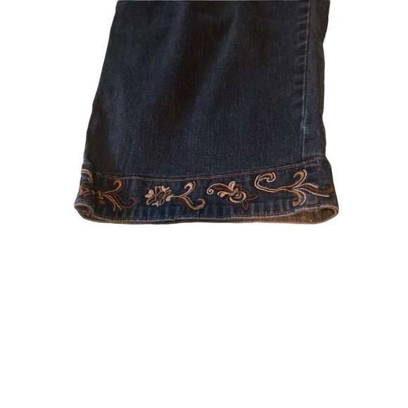 LLIZ AND ME  CROP BOYFRIEND JEAN VINTAGE STRETCH PANTS WOMEN PLUS  SIZE 2… - Picture 2 of 3